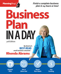 表紙画像: Business Plan In A Day 3rd edition 9781933895376