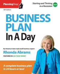 صورة الغلاف: Business Plan in a Day 4th edition 9781933895864
