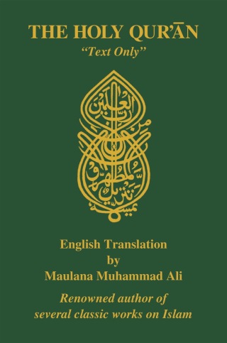 Omslagafbeelding: The Holy Quran, English Translation, âText Onlyâ