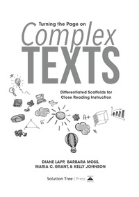 صورة الغلاف: Turning the Page on Complex Texts 1st edition 9781935249467