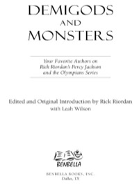 Cover image: Demigods and Monsters 9781933771830
