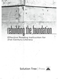 Cover image: Rebuilding the Foundation 1st edition 9781935542001