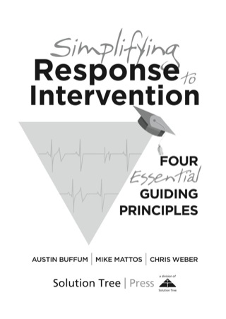 Cover image: Simplifying Response to Intervention 1st edition 9781935543657