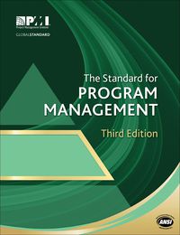 Cover image: The Standard for Program Management 3rd edition 9781935589686