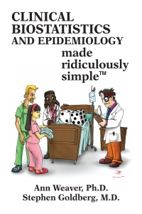 Imagen de portada: Clinical Biostatistics and Epidemiology Made Ridiculously Simple 1st edition 9781935660026