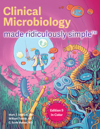 Omslagafbeelding: Clinical Microbiology Made Ridiculously Simple 9th edition 9781935660491