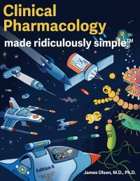 Imagen de portada: Clinical Pharmacology Made Ridiculously Simple 6th edition 9781935660705