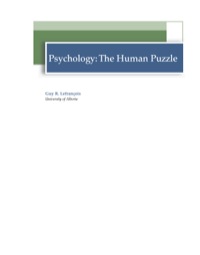 Cover image: Psychology: The Human Puzzle 1st edition 9781935966241