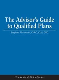 Imagen de portada: The Advisor's Guide to Qualified Plans 9781936362479