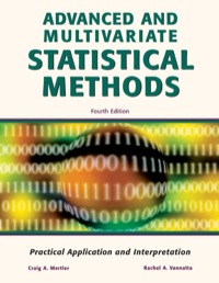 Cover image: Advanced and Multivariate Stat Methods 4th edition 9781884585845