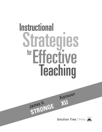 Imagen de portada: Instructional Strategies for Effective Teaching 1st edition 9781936763757