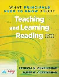 表紙画像: What Principals Need to Know About Teaching and Learning Reading 1st edition 9781936765539