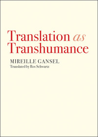Cover image: Translation as Transhumance 9781558614444