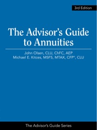 Cover image: The Advisor's Guide to Annuities 3rd edition 9781936362110