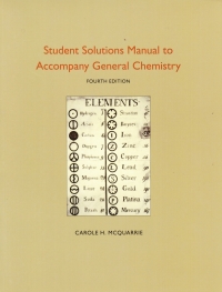 Cover image: Student Solutions Manual to Accompany General Chemistry 4th edition 9781938787133
