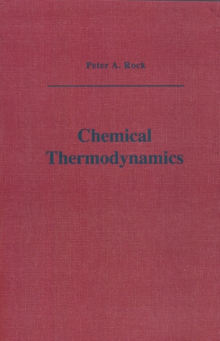 Cover image: Chemical Thermodynamics 1st edition 9781938787393