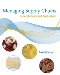 Cover image: Managing Supply Chains: Concepts,Tools, and Applications 1st edition 9781939297013