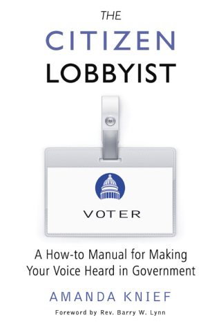 صورة الغلاف: The Citizen Lobbyist 9781939578013