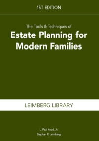 Cover image: The Tools & Techniques of Estate Planning for Modern Families 9781939829146
