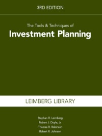 Omslagafbeelding: The Tools & Techniques of Investment Planning 3rd edition 9781939829160