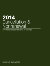 Cover image: 2014 Cancellation & Nonrenewal 127th edition 9781939829399