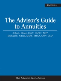 Cover image: The Advisor's Guide to Annuities 4th edition