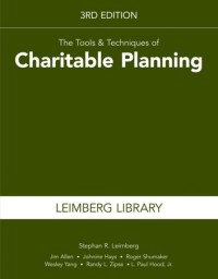 Omslagafbeelding: The Tools & Techniques of Charitable Planning 3rd edition 9781939829948