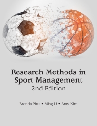 Cover image: Research Methods in Sport Management 2nd edition 9781940067544