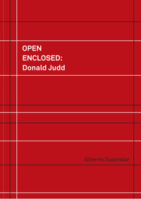Cover image: Open Enclosed: Donald Judd