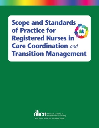 Titelbild: Scope and Standards of Practice for Registered Nurses in Care Coordination and Transition Management 9781940325231