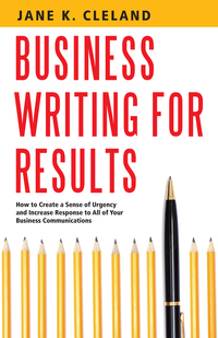 Omslagafbeelding: Business Writing for Results