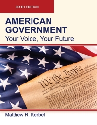 Cover image: American Government: Your Voice, Your Future 6th edition 9781942041368