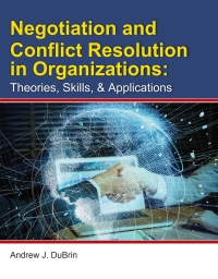 Cover image: Negotiation and Conflict Resolution in Organizations 1st edition 9781942041931