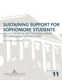 Imagen de portada: Sustaining Support for Sophomore Students: Results from the 2019 National Survey of Sophomore-Year Initiatives 9781942072546