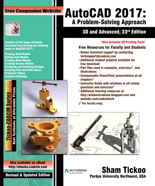 Cover image: AutoCAD 2017: A Problem-Solving Approach, 3D and Advanced, 23rd Edition 23rd edition 9781942689331