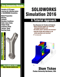 Cover image: SOLIDWORKS Simulation 2016: A Tutorial Approach 1st edition 9781942689805