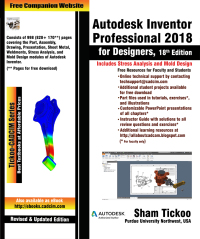 Cover image: Autodesk Inventor Professional 2018 for Designers, 18th Edition 18th edition 9781942689881