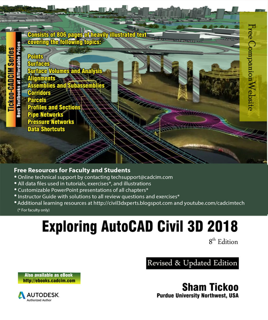 Exploring AutoCAD Civil 3D 2018 8th Edition