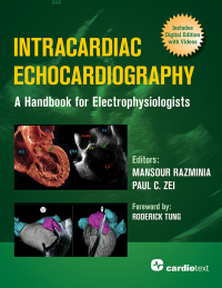 Cover image: Intracardiac Echocardiography: A Handbook for Electrophysiologists 9781942909392