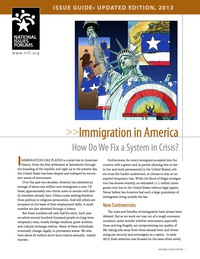 Cover image: Immigration in America
