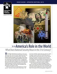 Cover image: America's Role in the World