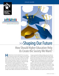 Omslagafbeelding: Shaping Our Future 9780945639541