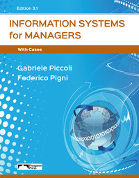 Cover image: Information Systems for Managers with Cases 3rd edition 9781943153053