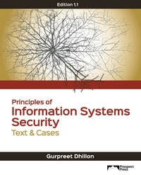 Omslagafbeelding: Principles of Information Systems Security: Text & Cases 9781943153237