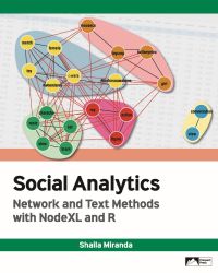 Cover image: Social Analytics: Network and Text Methods with NodeXL and R 1st edition 9781943153596