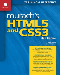 Cover image: Murach's HTML5 and CSS3 3rd edition 9781890774837