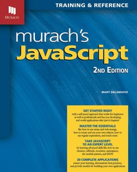 Cover image: Murach's JavaScript 2nd edition 9781890774851