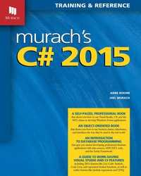 صورة الغلاف: Murach's C# 2015 9781890774943