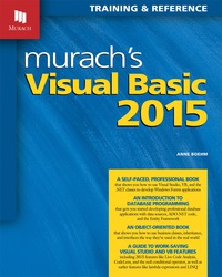 表紙画像: Murach's Visual Basic 2015 9781890774981