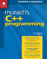 Cover image: Murach's C++ Programming 9781973872275
